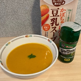 好き嫌い大王家の《豆乳スープのカレー風味》